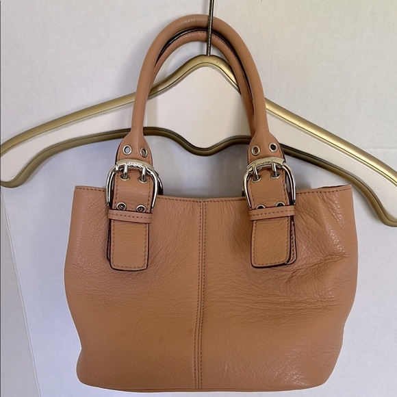 Tignanello Handbags - Tignanello Double Handle Buckle Small Satchel